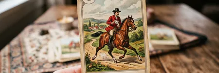 The Rider in the Petit Lenormand: meaning