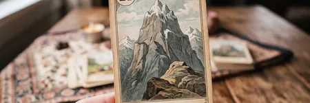 The Mountain in the Petit Lenormand: meaning