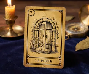 The Door, card 7 of the Oracle of the Triad: meaning