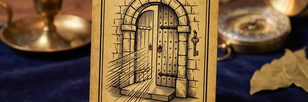 The Door, card 7 of the Oracle of the Triad: meaning