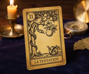 Temptation, card 11 of the Oracle of the Triad: meaning