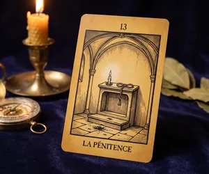 Penance, card 13 of the Oracle of the Triad: meaning