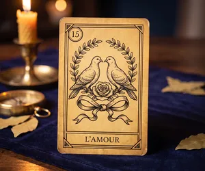 Love, card 15 of the Oracle of the Triad: meaning