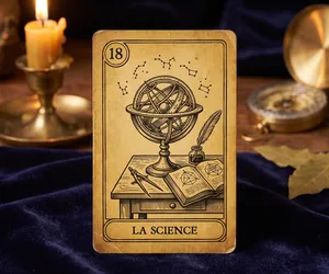 Science, card 18 of the Oracle of the Triad: meaning