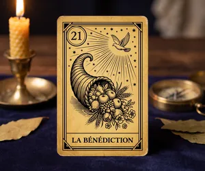 Blessing, card 21 of the Oracle of the Triad: meaning