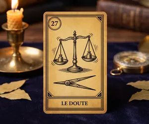 Doubt, card 27 of the Oracle of the Triad: meaning