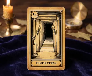 Initiation, card 34 of the Oracle of the Triad: meaning