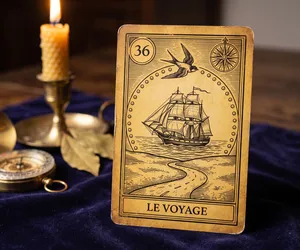 The Journey, card 36 of the Oracle of the Triad: meaning