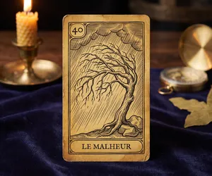 Misfortune, card 40 of the Oracle of the Triad: meaning
