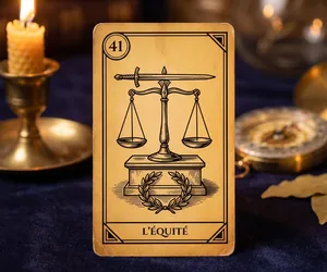 Equity, card 41 of the Oracle of the Triad: meaning
