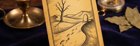 The Desert, card 42 of the Oracle of the Triad: meaning