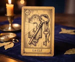 The Key, card 43 of the Oracle of the Triad: meaning