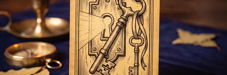 The Key, card 43 of the Oracle of the Triad: meaning