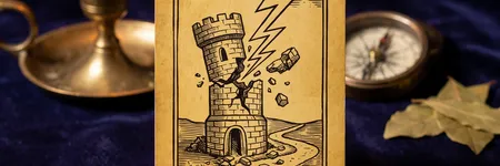 Lightning, card 44 of the Oracle of the Triad: meaning
