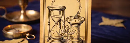 Time, card 45 of the Oracle of the Triad: meaning