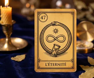 Eternity, card 47 of the Oracle of the Triad: meaning