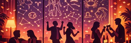 The Zodiac Signs At A Party: Who Really Lasts The Longest? 🎉