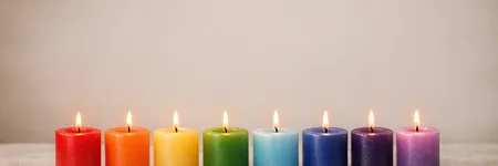 Seven chakra candles: the energy of fire for your balance