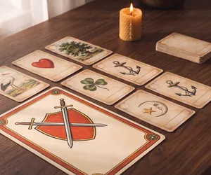The Mars cards in the Belline Oracle