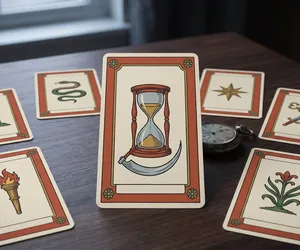 The Saturn cards in the Belline Oracle
