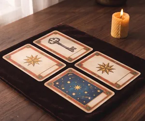The 4 master cards of the Belline Oracle